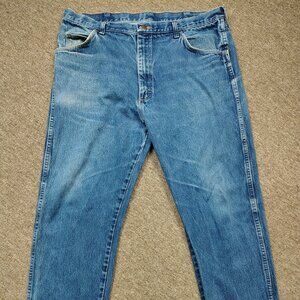 Vintage RUSTLER Jeans Men's 40x30 Blue Regular Fit Prewashed Cotton Denim USA
